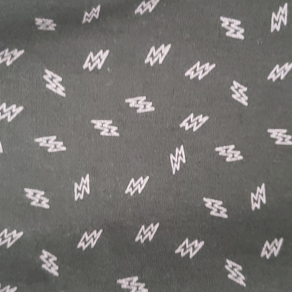 Cuidado con el Perro Charcoal Pink Lightning Bolt Casual Button-Up Shirt. Men's - Picture 5 of 8